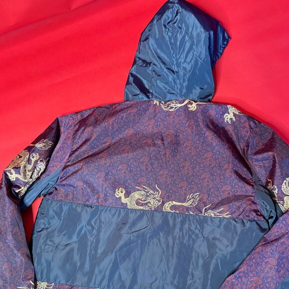 ETHIK Mantra Paisley Kimono Jacket – Dragon Print Street Style Windbreake - Picture 9 of 12